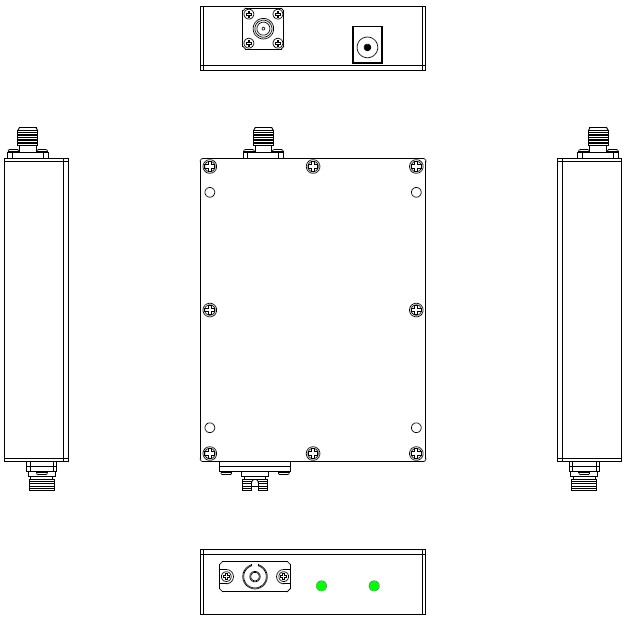 50-3000MHz RF optical fiber transmission module