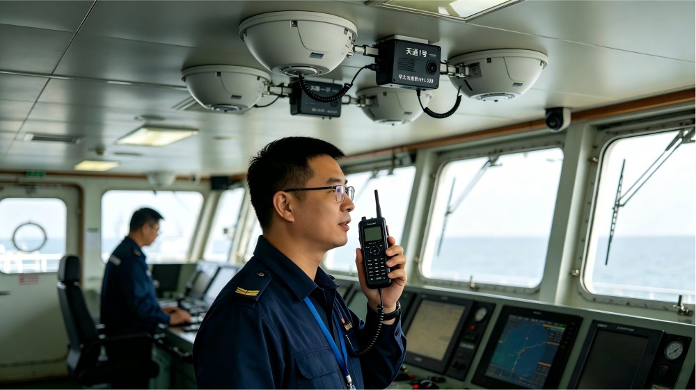 Tiantong satellite signal coverage system solution in ship cabin