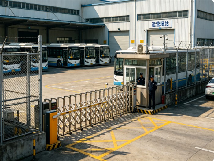 A city bus group station GNSS signal coverage project