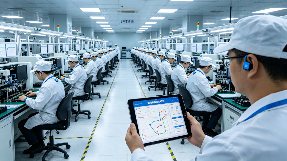 An equipment manufacturing company - factory UWB personnel + equipment + forklift positioning project