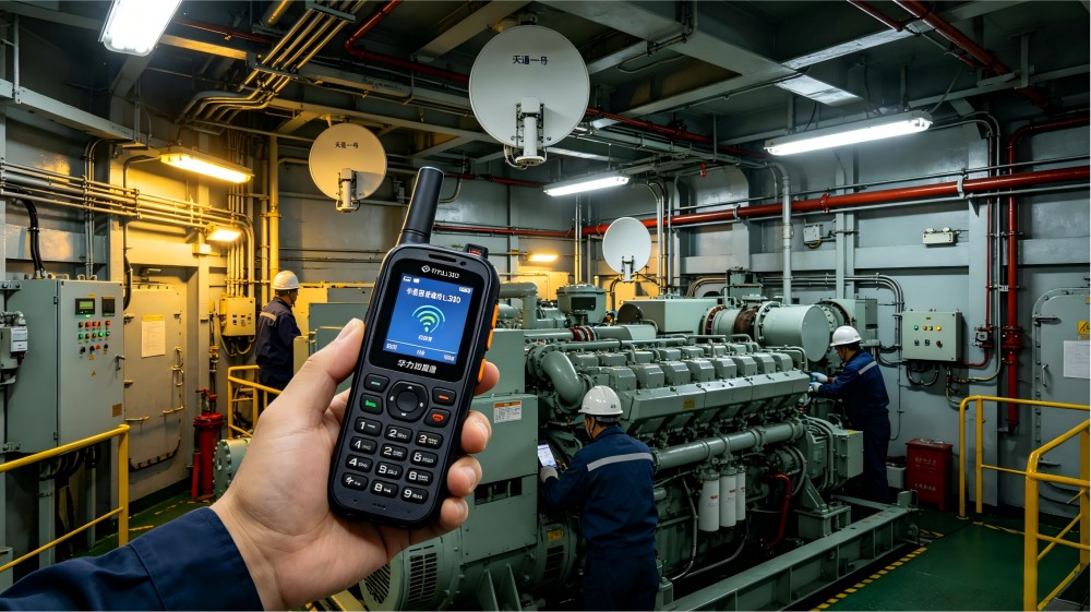 An ocean shipping company - ship cabin sky signal coverage project