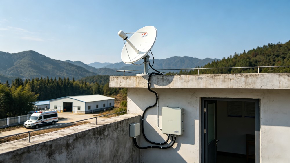 A provincial emergency management department – ​​emergency disaster relief and remote area satellite signal coverage project