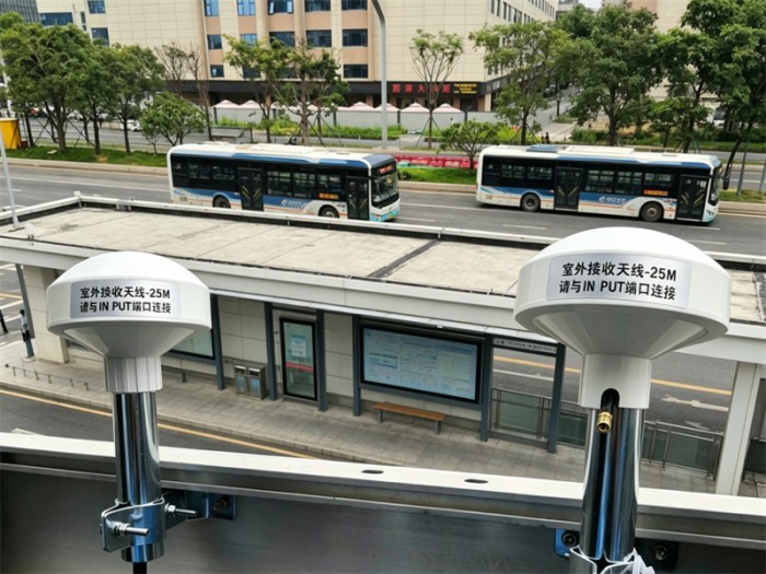 Bus station GPS/Beidou satellite signal coverage system solution