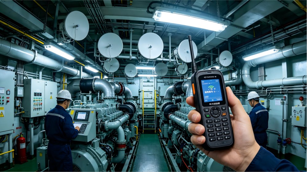 An ocean shipping company - ship cabin sky signal coverage project