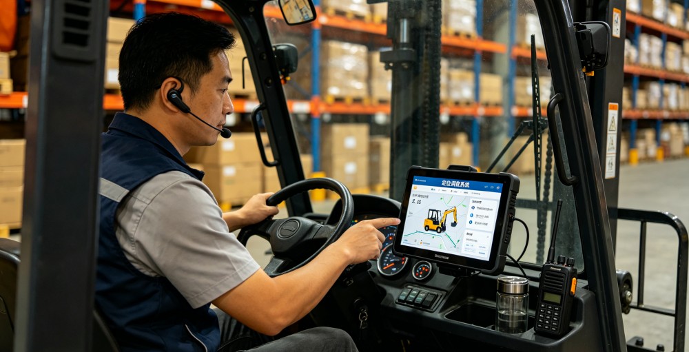 Bluetooth AOA indoor real-time positioning solution for warehousing and logistics