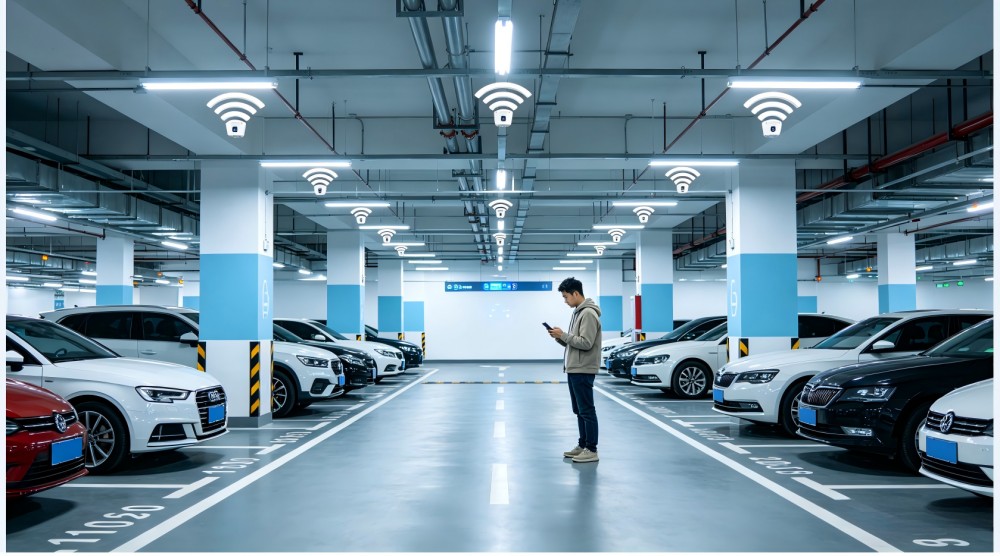 A city commercial complex - WiFi indoor mobile terminal real-time positioning project (realizing 120,000 square meters of full site positioning and smart operation)