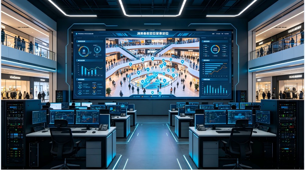 A city commercial complex - WiFi indoor mobile terminal real-time positioning project (realizing 120,000 square meters of full site positioning and smart operation)
