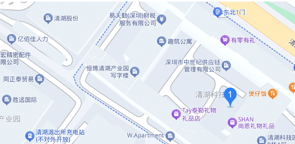 Map location of Shenzhen Chengxian Communication Equipment Co., Ltd.